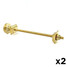 A-TIE-502-265-UB-x2 - Radiator Wall Stay 265mm - Unlacquered Brass (x2) A-TIE-502-265-UB-x2 - Radiator Wall Stay 265mm - Unlacquered Brass (x2)